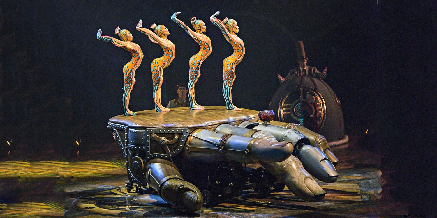 Cartilha do outono do Cirque du Soleil em Nova York 